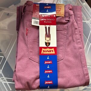 🆕 Levi's Girls Mauve Jeans, size 7 - NWT